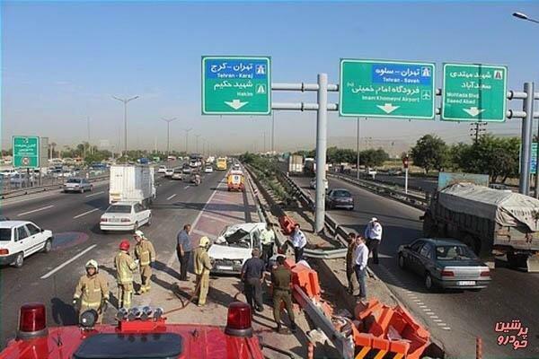 چاله های خطرناک در اتوبان آزادگان دردسر ساز شد چاله های خطرناک در اتوبان آزادگان دردسر ساز شد