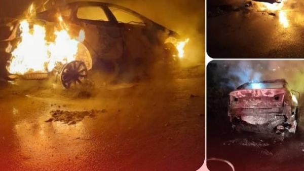 مهار آتش سوزی یک دستگاه هیوندا و نجات 4 سرنشین آن در جاده مهار آتش سوزی یک دستگاه هیوندا و نجات 4 سرنشین آن در جاده انزلی